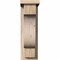 Ekena Millwork Newport Smooth Corbel w/Backplate, Douglas Fir, 5 1/2"W x 10"D x 18"H COR06X10X18NEW01SDF - alternate 3